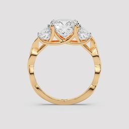 Cushion Infinity Ring