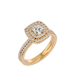 Cushion Radiance Crown Ring