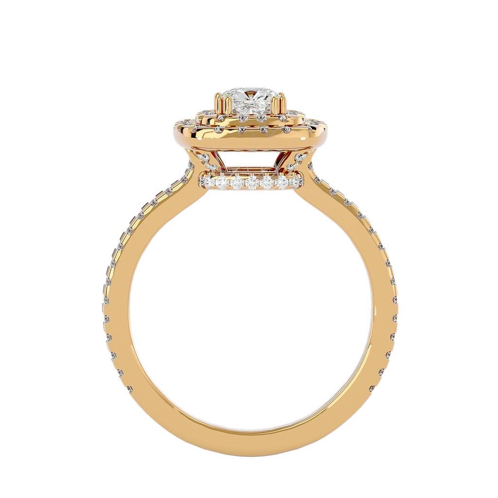 Cushion Radiance Crown Ring