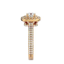 Cushion Radiance Crown Ring