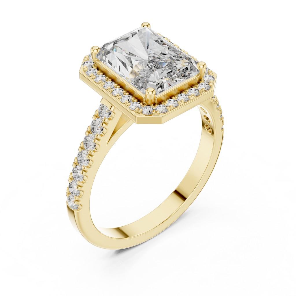 Eclat Radiant Halo Ring