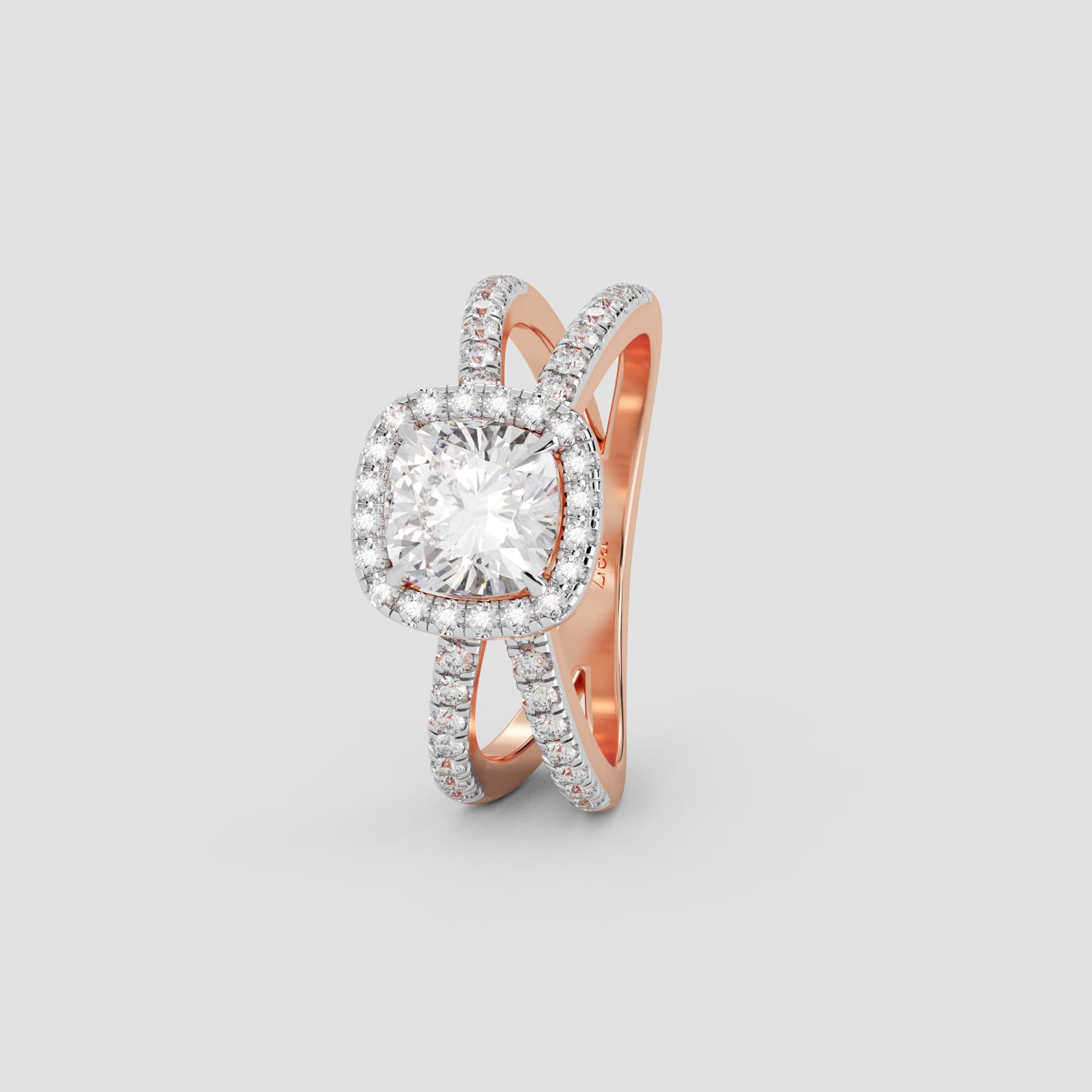 Eternal Cushion Halo Ring