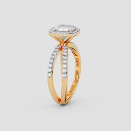 Eternal Cushion Halo Ring
