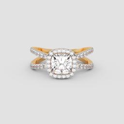 Eternal Cushion Halo Ring