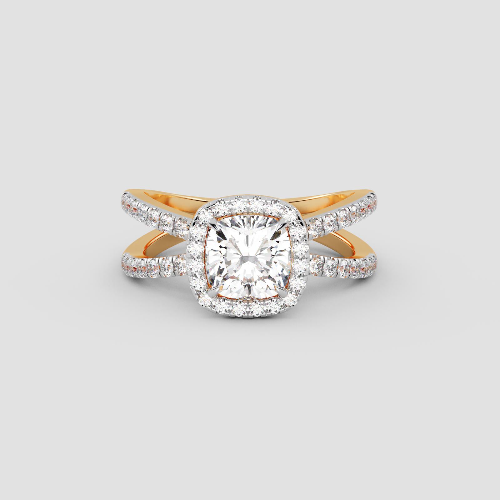 Eternal Cushion Halo Ring
