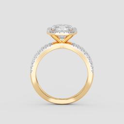 Eternal Cushion Halo Ring