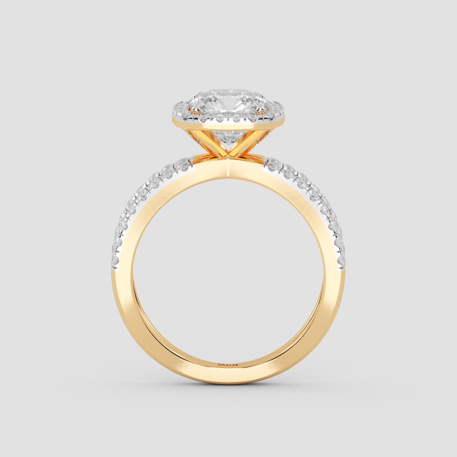 Eternal Cushion Halo Ring