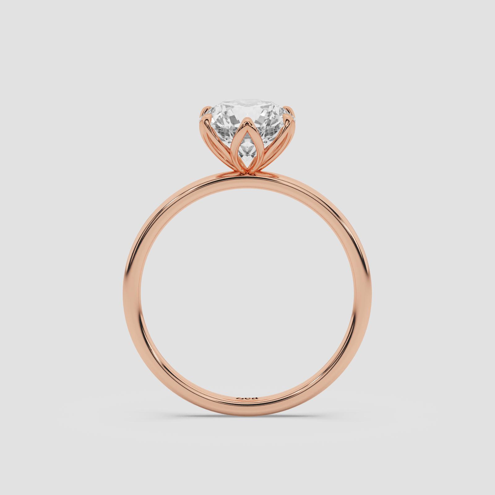 Eternal Round Solitaire Ring