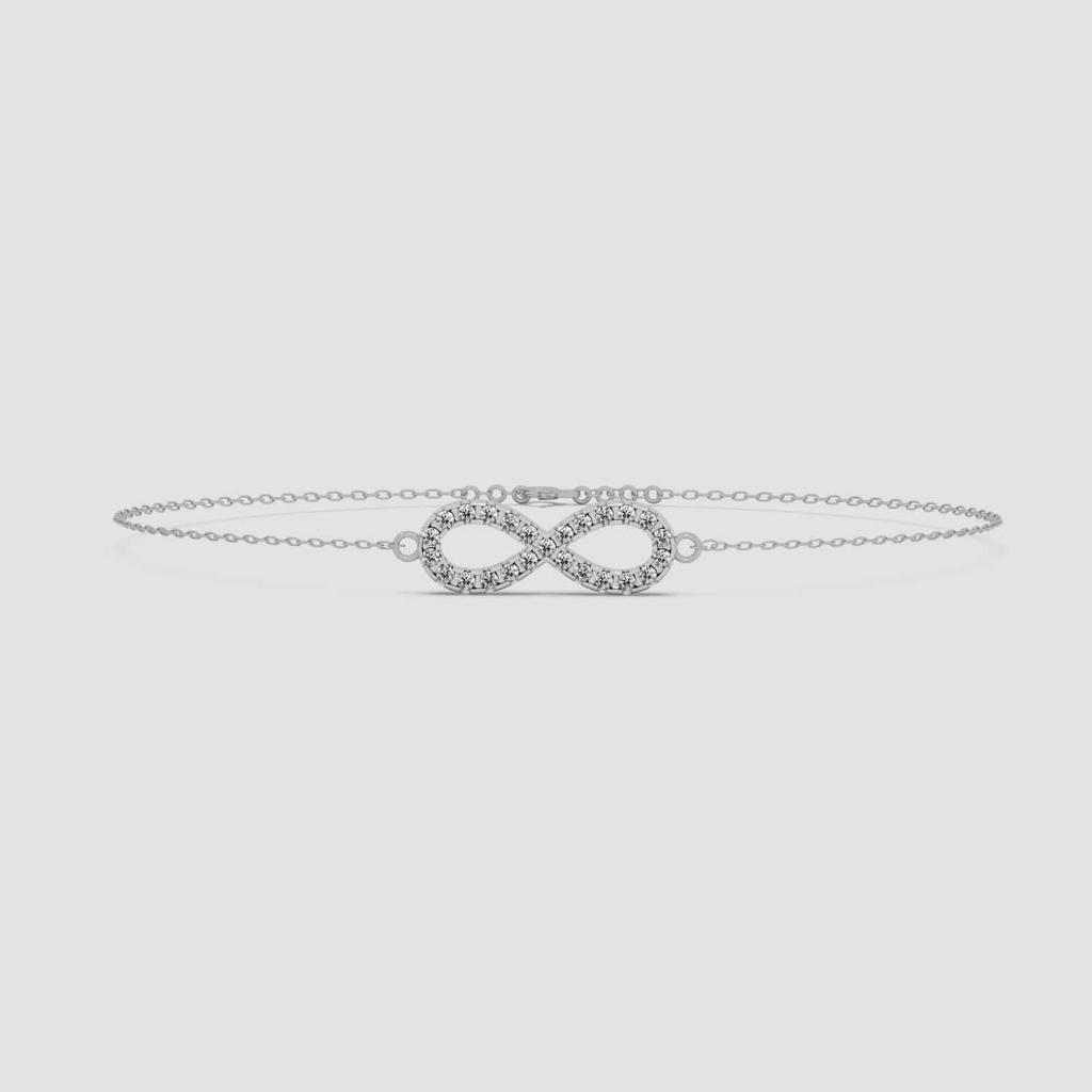 Eternity Infinity Diamond Bracelet
