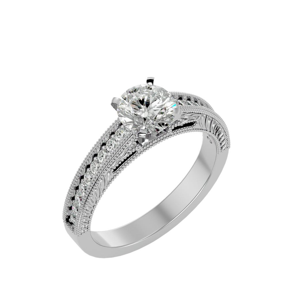 Ethereal Pave Solitaire