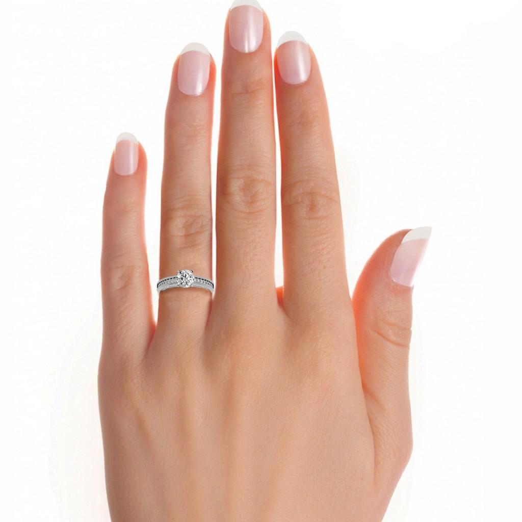 Ethereal Pave Solitaire