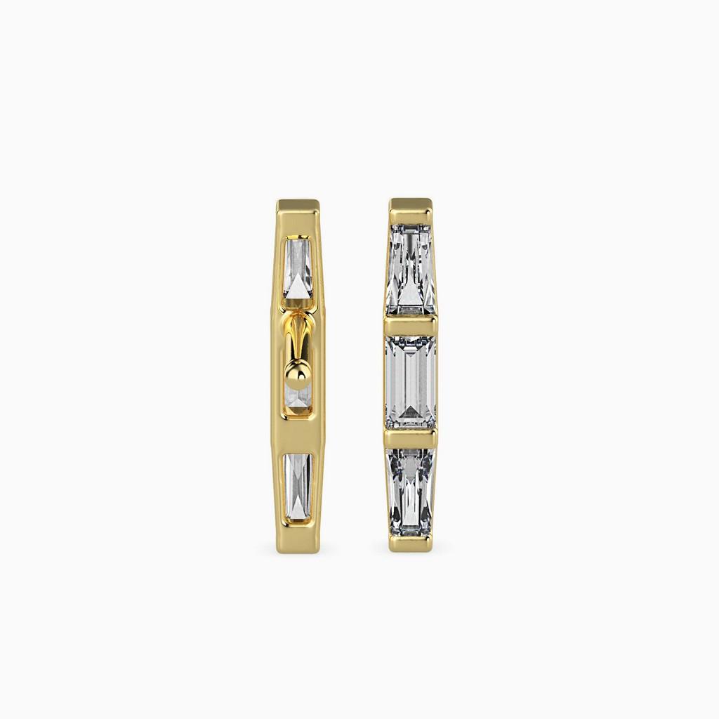 Facette Baguette Earrings