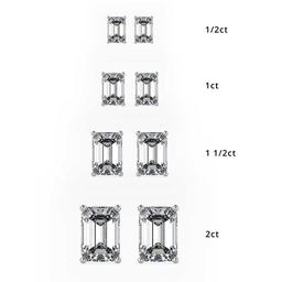 Facette Emerald Studs