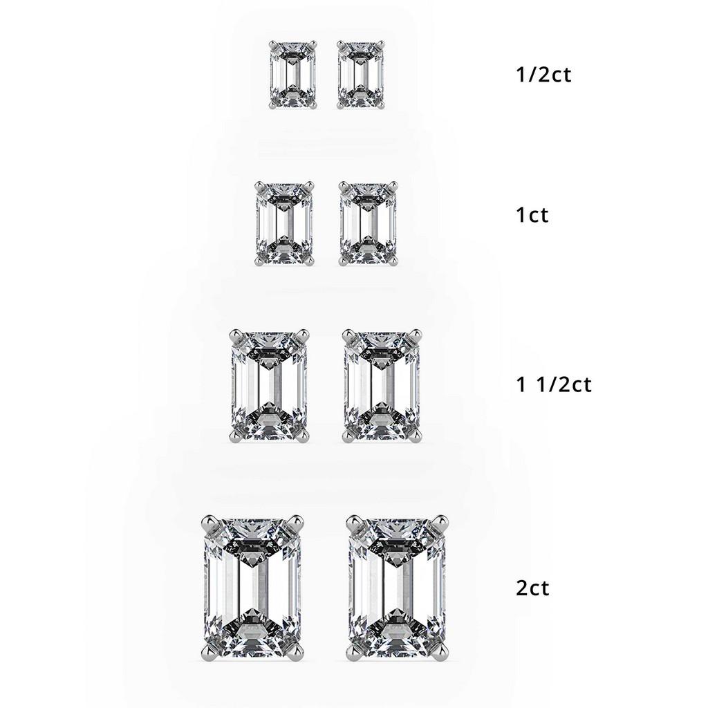 Facette Emerald Studs