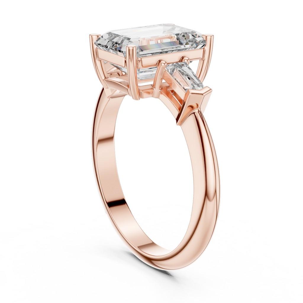 Facette Emerald Trio Ring