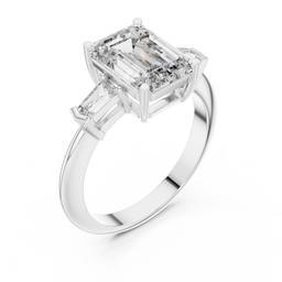Facette Emerald Trio Ring