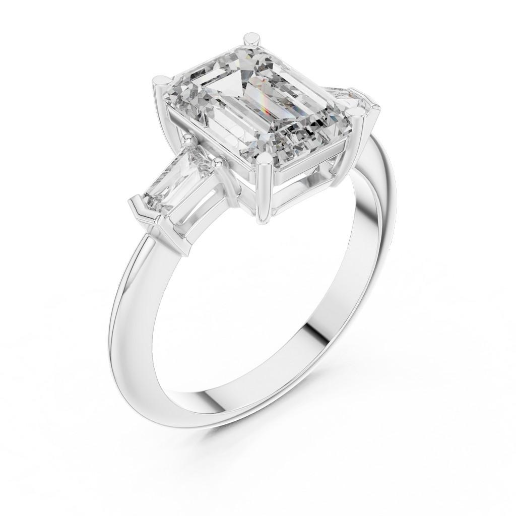 Facette Emerald Trio Ring