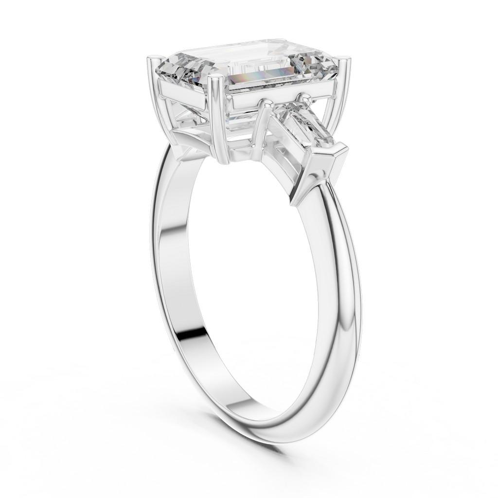 Facette Emerald Trio Ring