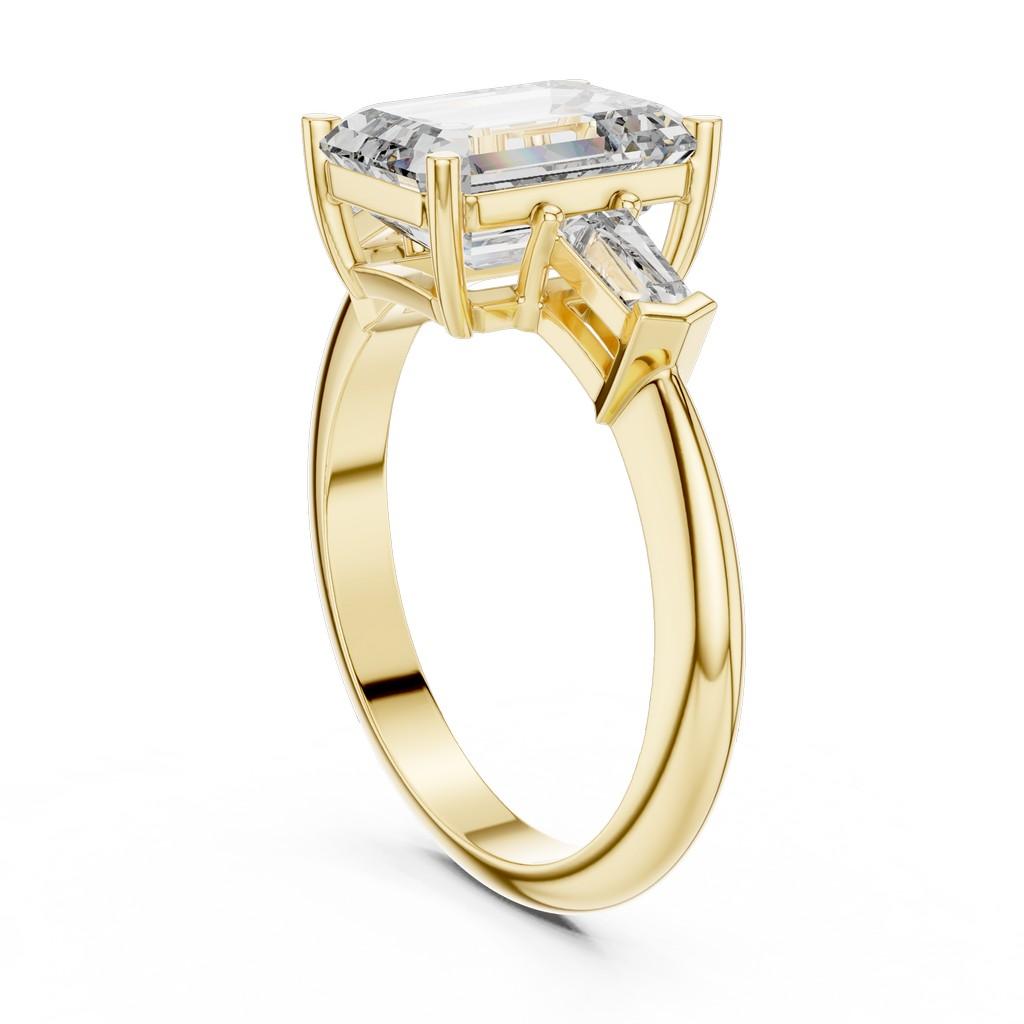 Facette Emerald Trio Ring