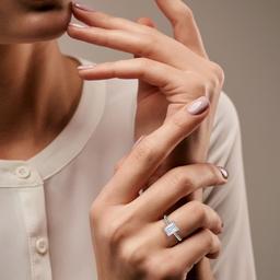Facette Solitaire Ring