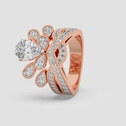 Fleur Crown Round Ring