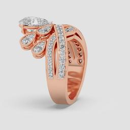 Fleur Crown Round Ring