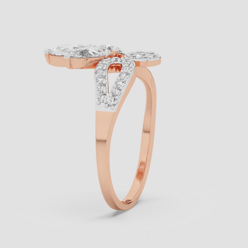 Floral Marquise Cluster