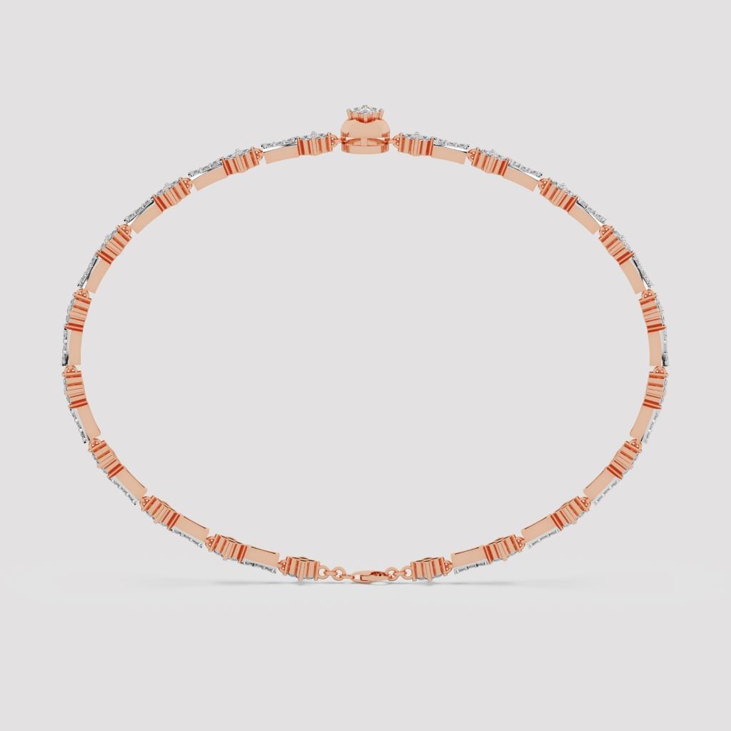 Florette Diamond Floral Cluster Bracelet