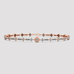 Florette Diamond Floral Cluster Bracelet