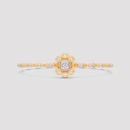Florette Princess Diamond Floral Bracelet