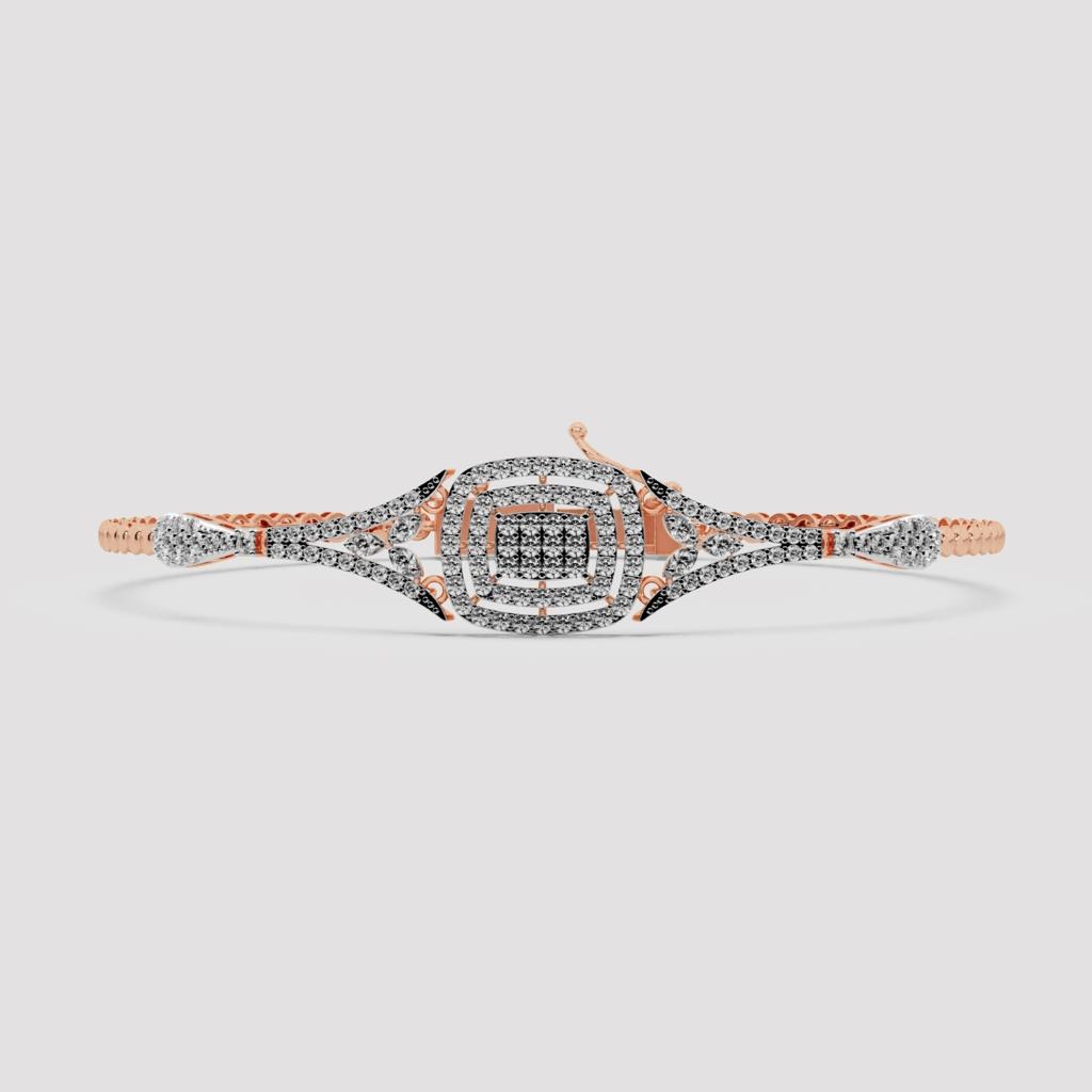 Geometric Diamond Bracelet