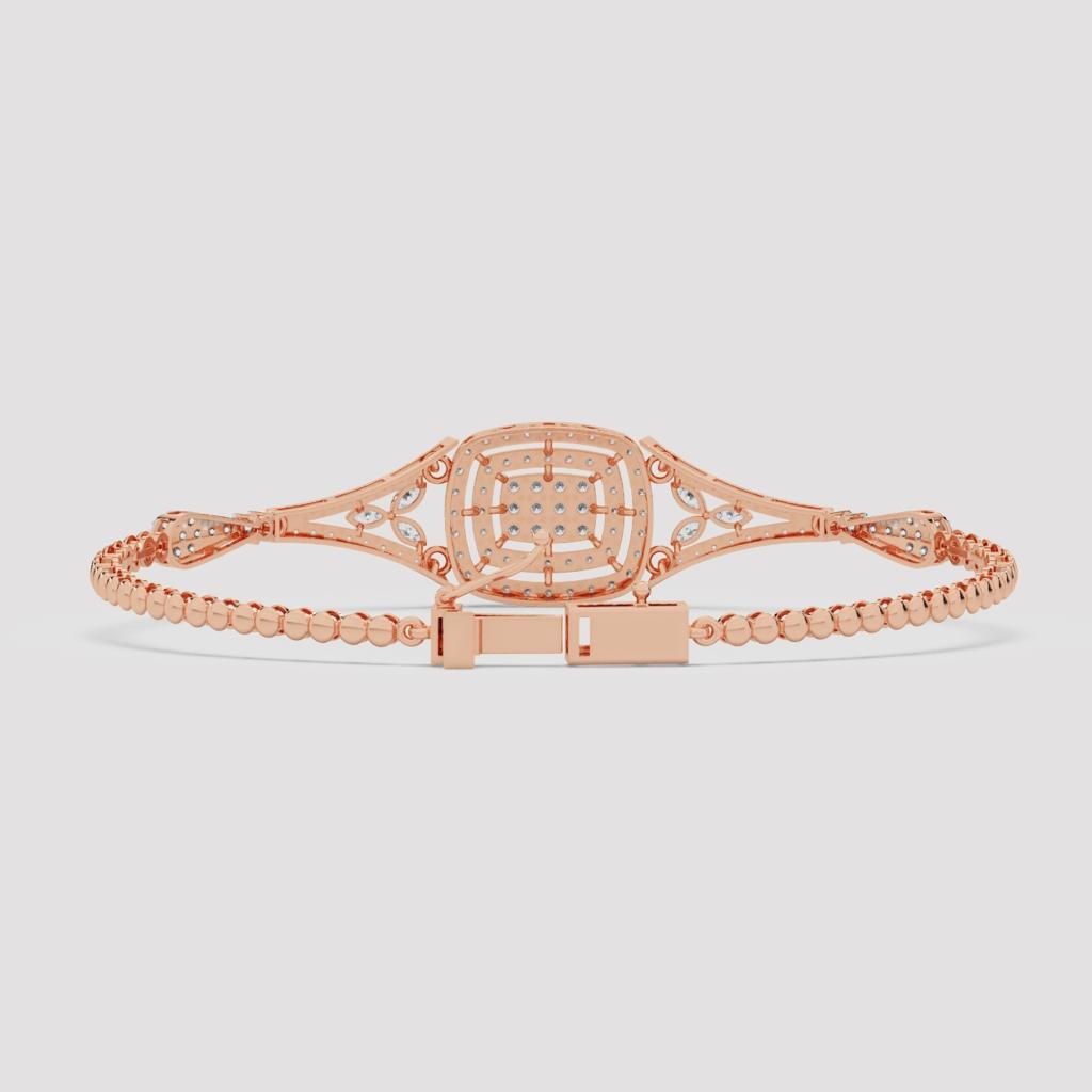 Geometric Diamond Bracelet