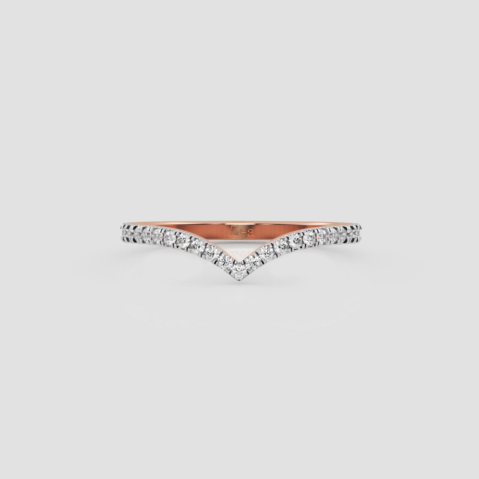 Graceful Curve Band Ring