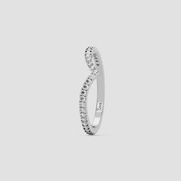 Graceful Curve Band Ring