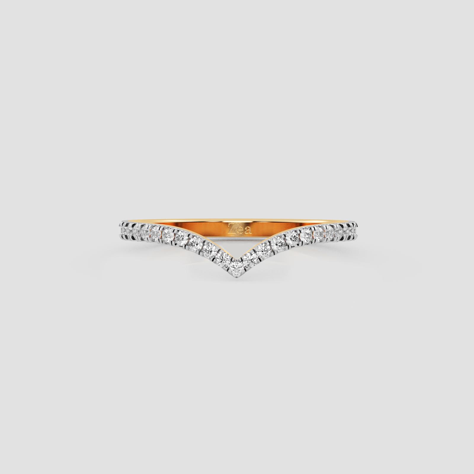 Graceful Curve Band Ring