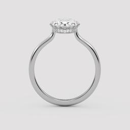 Graceful Oval Solitaire