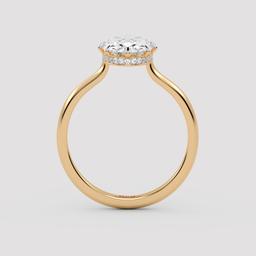 Graceful Oval Solitaire
