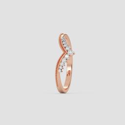 Graceful Vine Cluster Ring