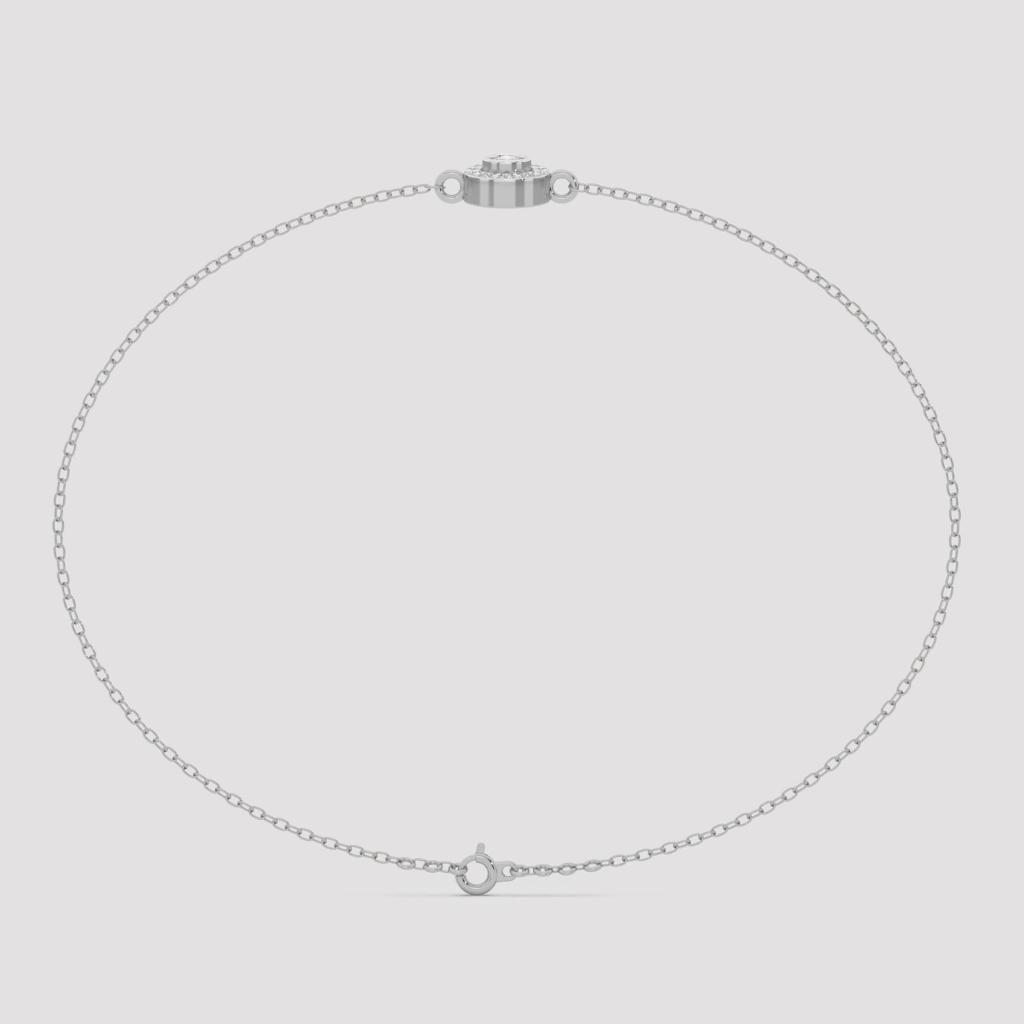 Halo Diamond Bracelet