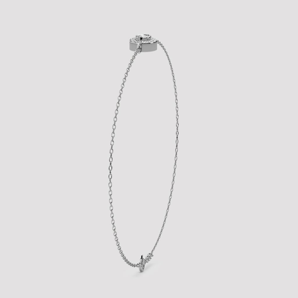 Halo Diamond Bracelet