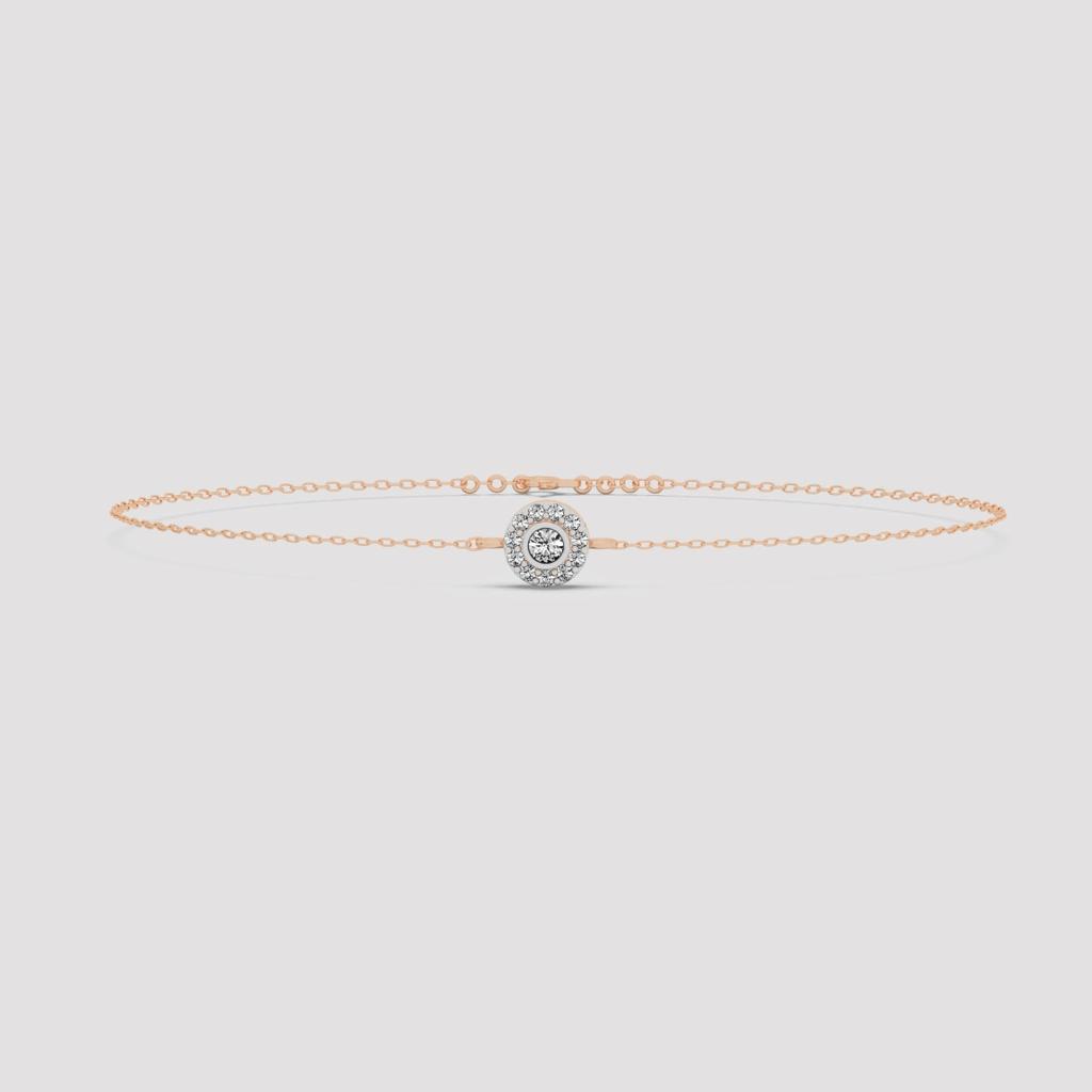 Halo Diamond Bracelet
