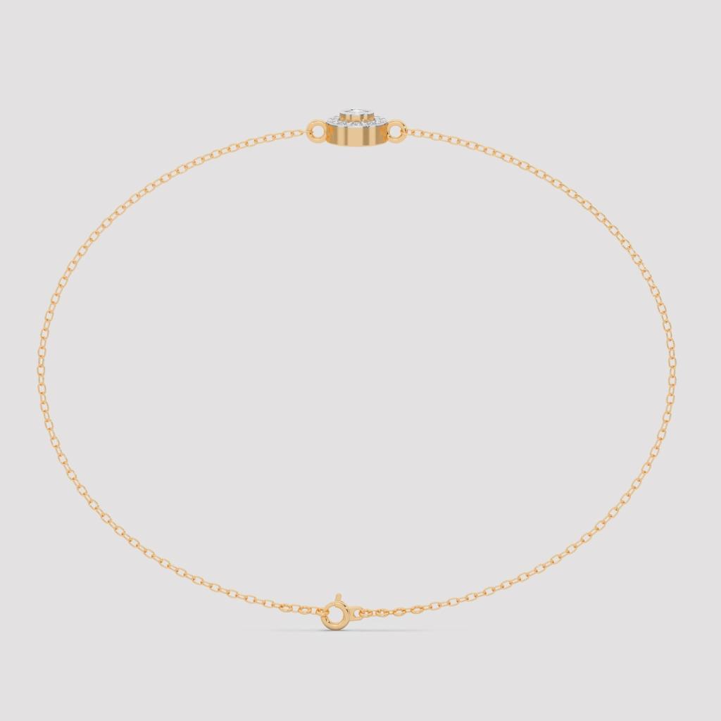 Halo Diamond Bracelet