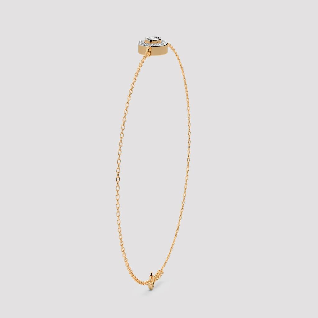 Halo Diamond Bracelet
