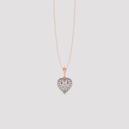 Heart Halo Charm Pendant