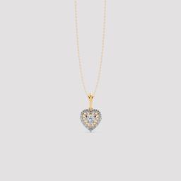 Heart Halo Charm Pendant