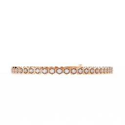 Hexagon Halo Bracelet