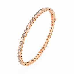 Hexagon Halo Bracelet