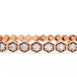 Hexagon Halo Bracelet