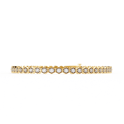 Hexagon Halo Bracelet