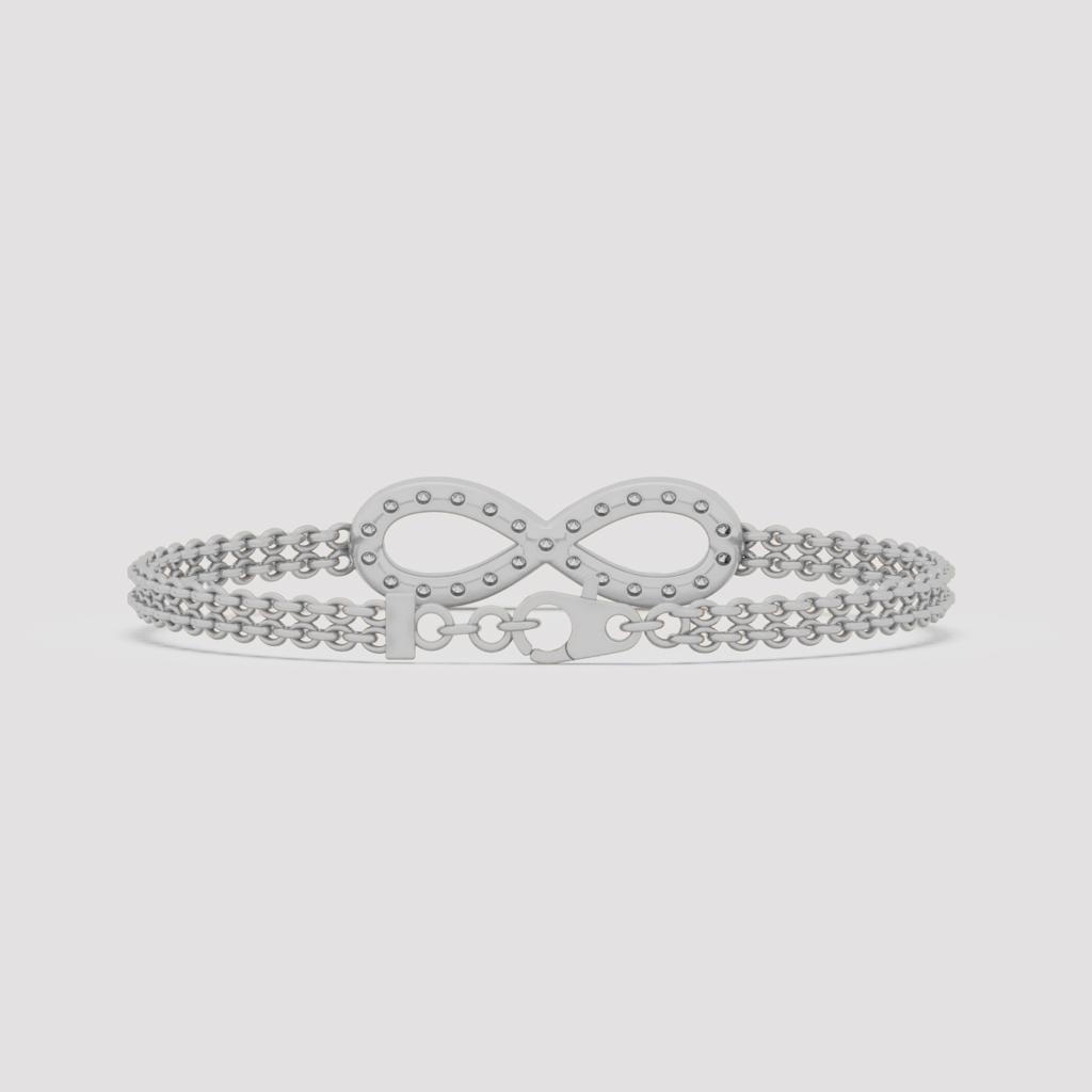 Infinity Diamond Bracelet